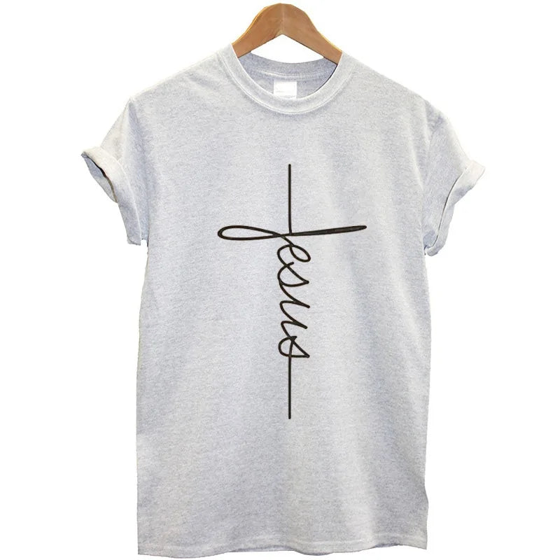 Love & Faith Print T Shirt - Kim’s Signature Beauty & Accessories    