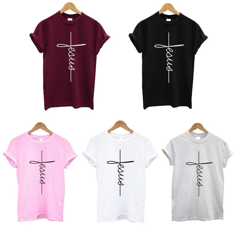 Love & Faith Print T Shirt - Kim’s Signature Beauty & Accessories    