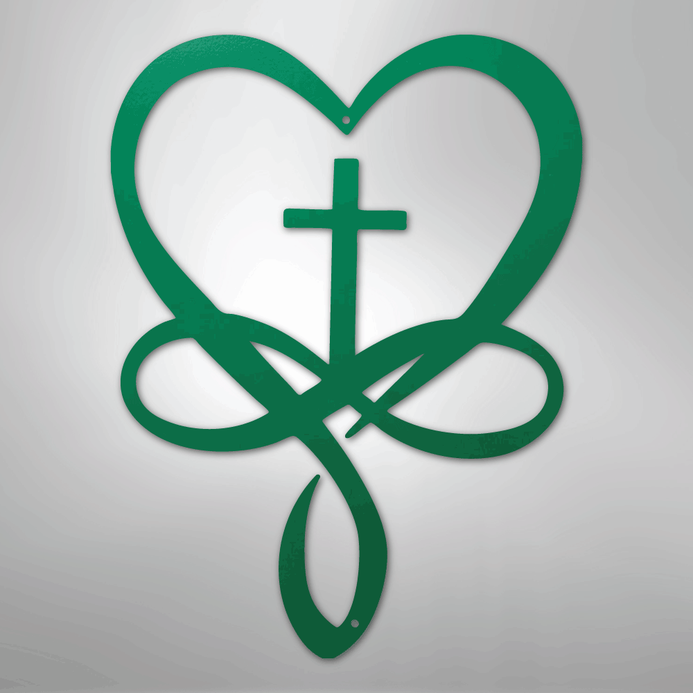 Love Infinity Cross - Steel Sign - Kim’s Signature Beauty & Accessories