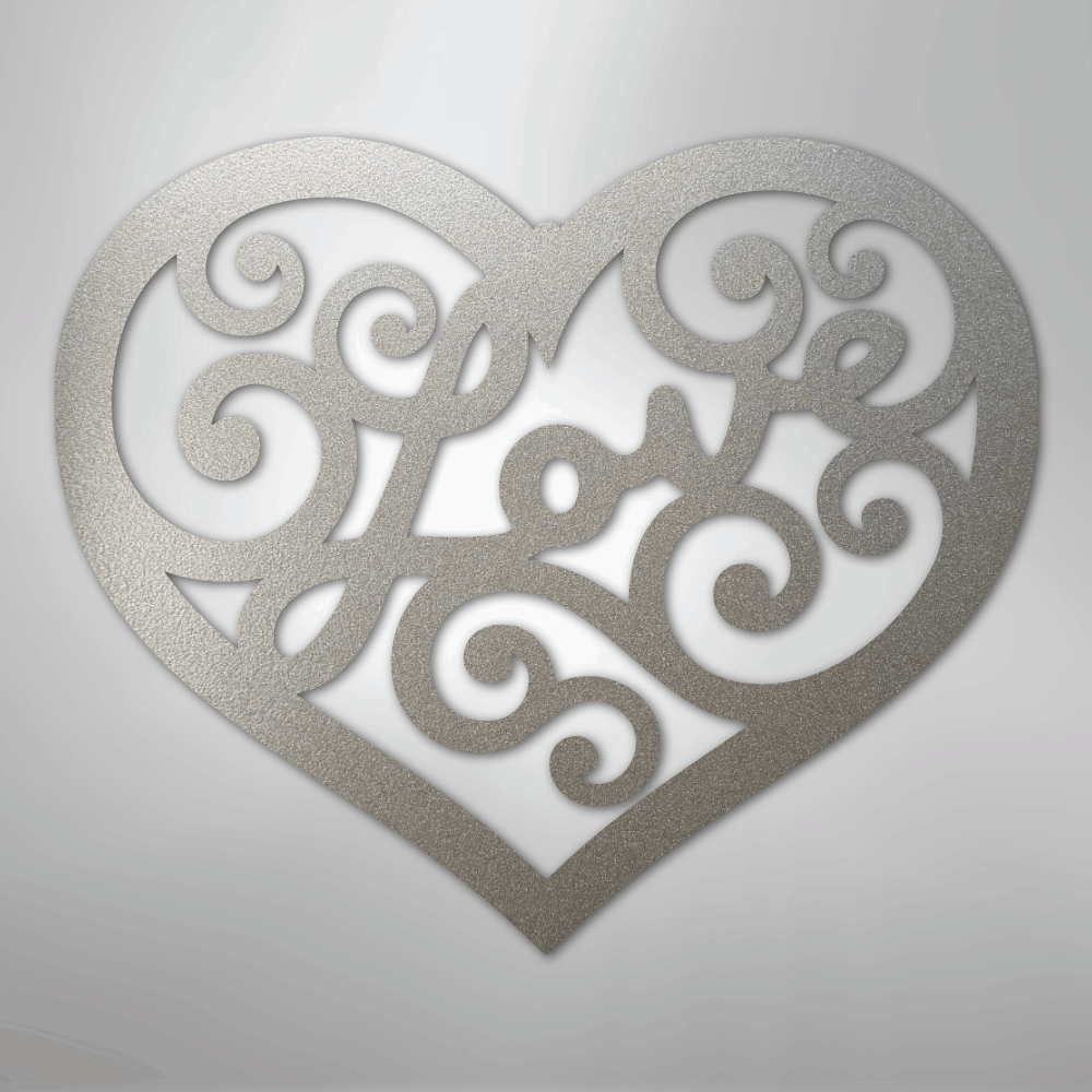 Love Swirl - Steel Sign - Kim’s Signature Beauty & Accessories