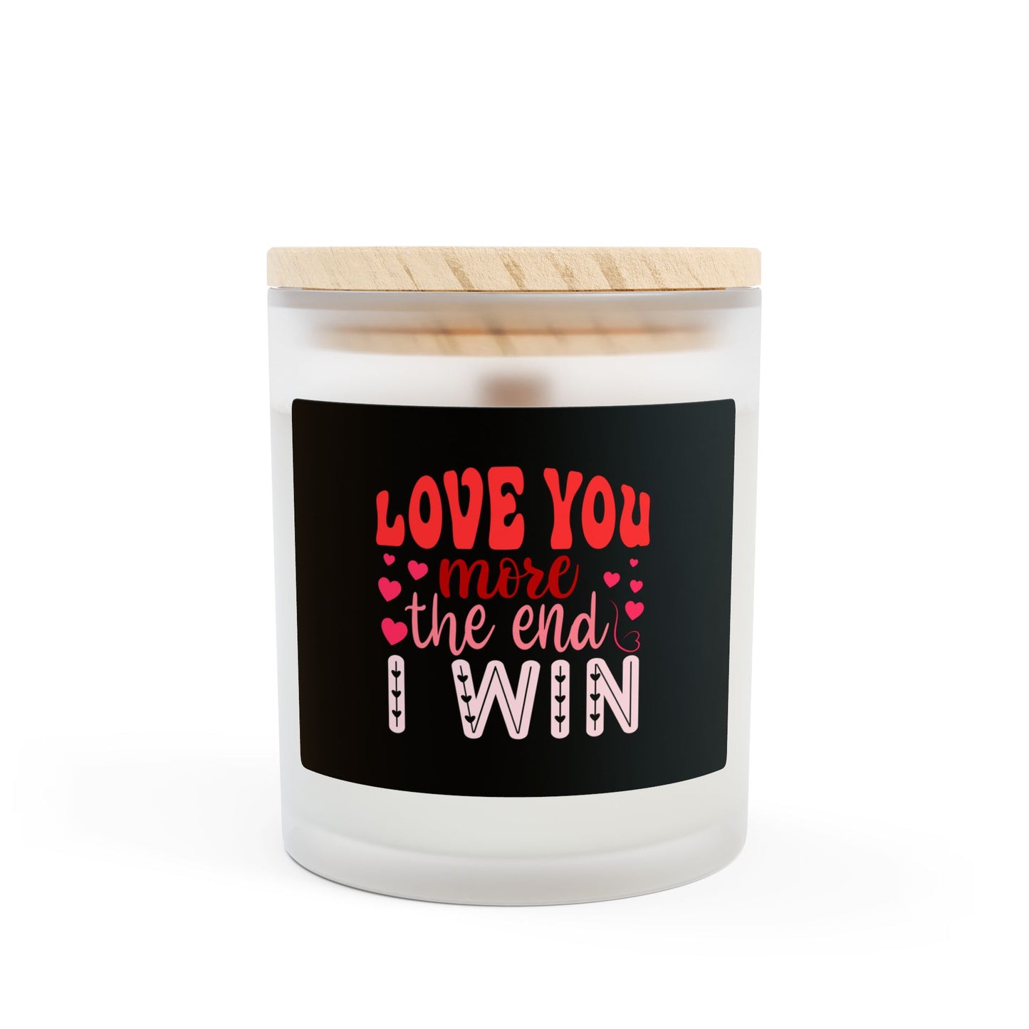 Love You More...Frosted Glass Candle, 11oz - Kim’s Signature Beauty & Accessories    