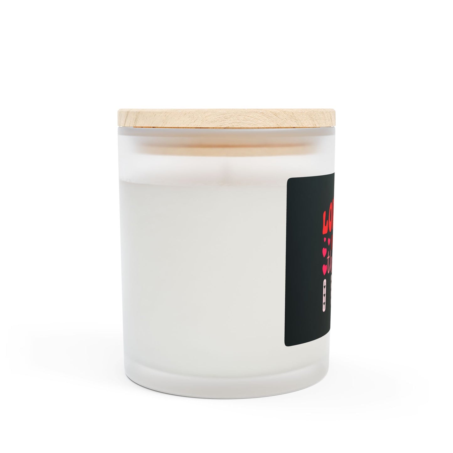 Love You More...Frosted Glass Candle, 11oz - Kim’s Signature Beauty & Accessories    