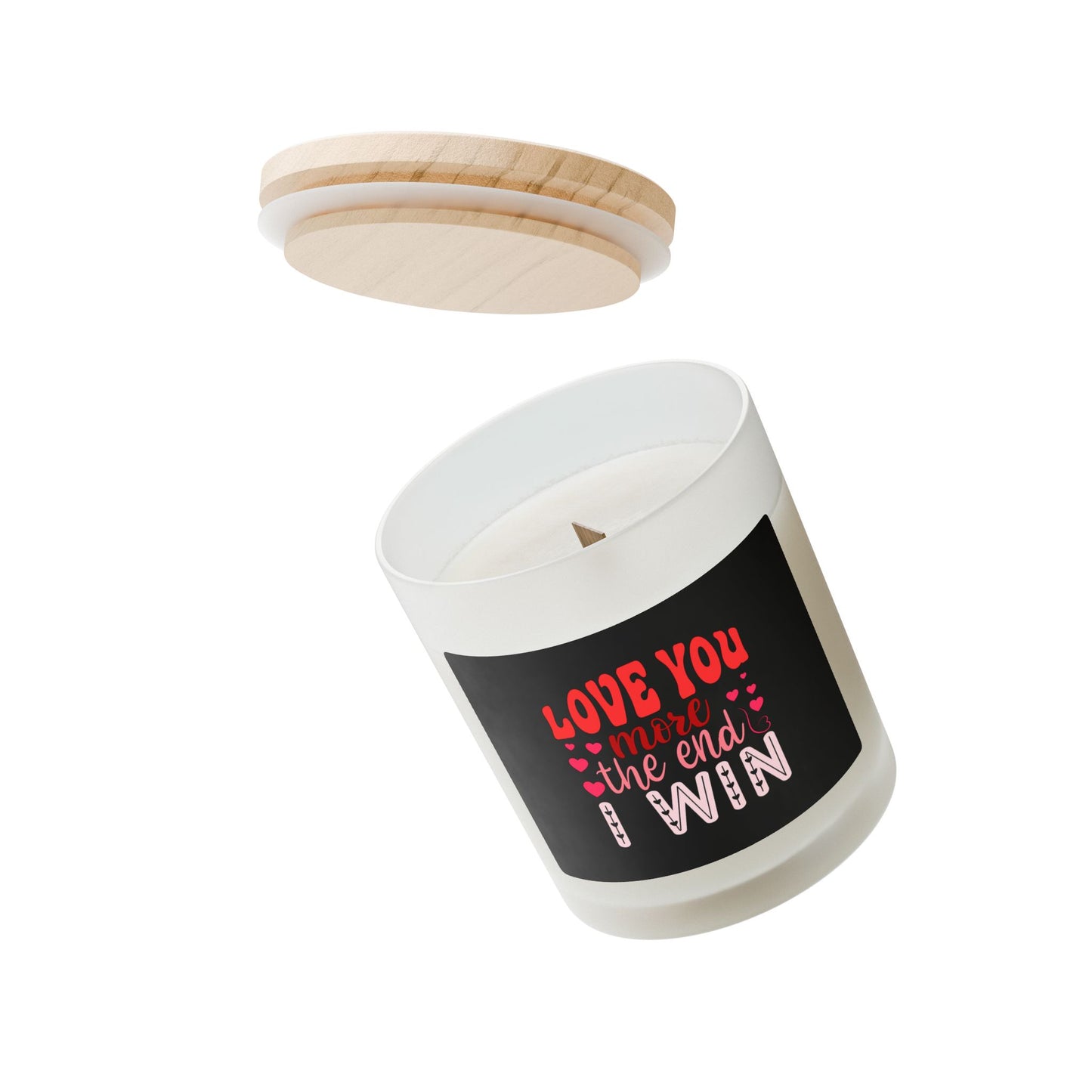 Love You More...Frosted Glass Candle, 11oz - Kim’s Signature Beauty & Accessories    
