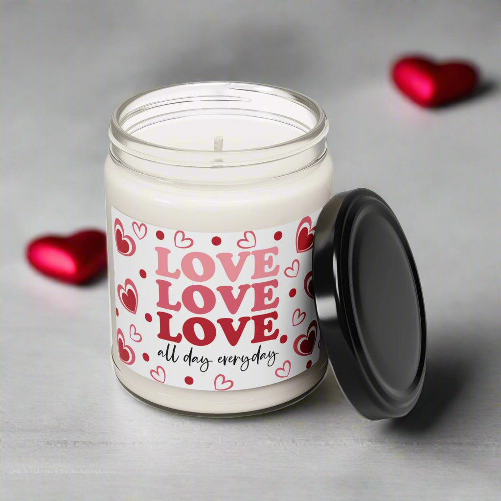 Love all Day Soy Candle, 9oz - Kim’s Signature Beauty & Accessories    