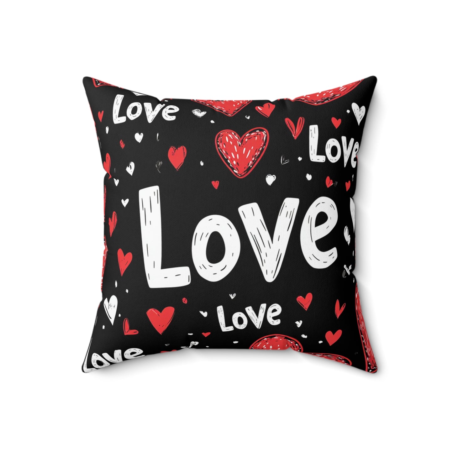Love in Black and Red Throw Pillow - Kim’s Signature Beauty & Accessories    