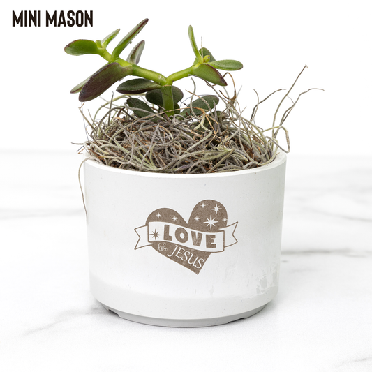 Love like Jesus Desk Plant - Kim’s Signature Beauty & Accessories    