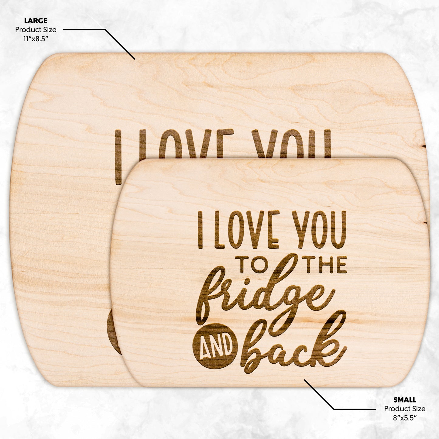 Love you to the Fridge Cutting Board - Kim’s Signature Beauty & Accessories    