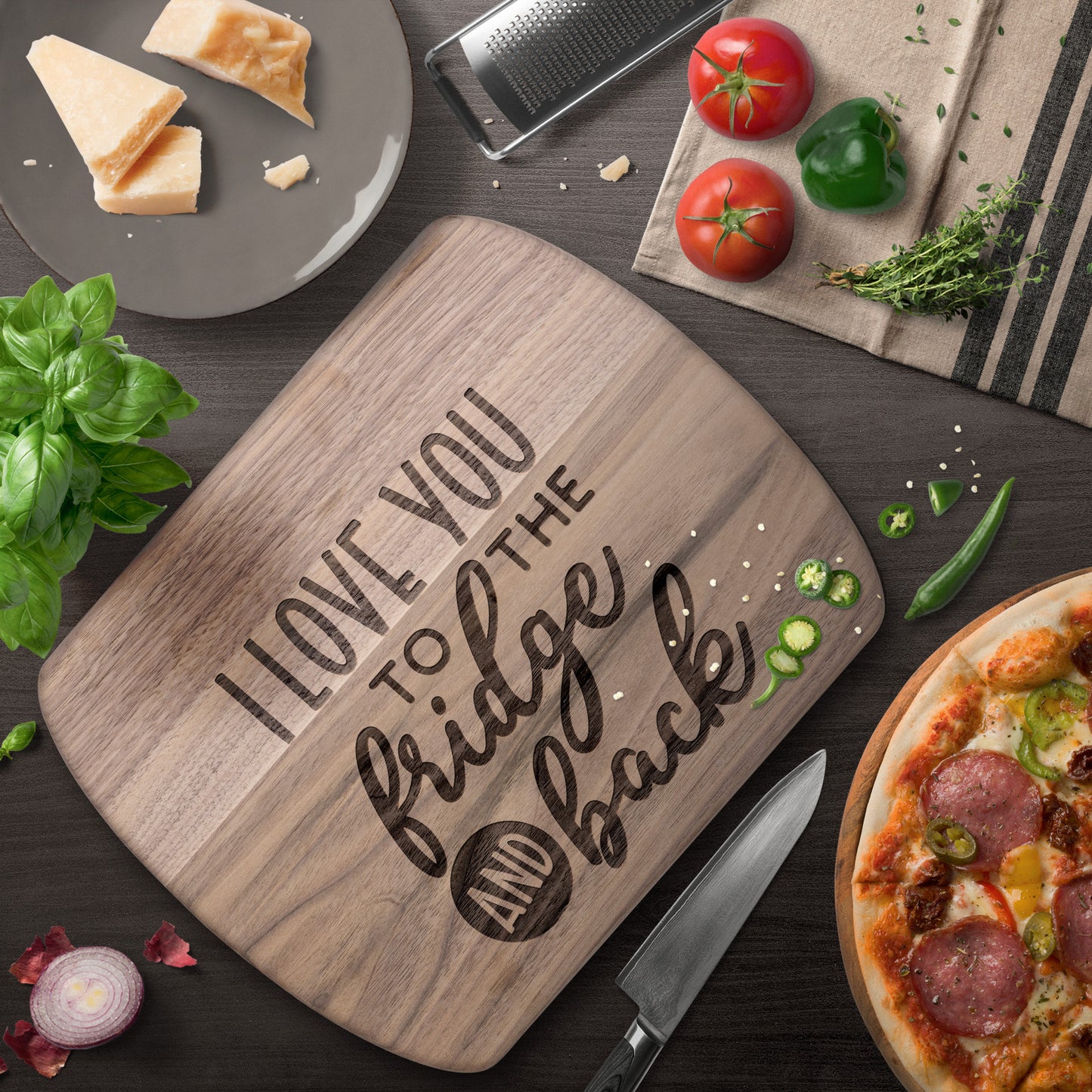 Love you to the Fridge Cutting Board - Kim’s Signature Beauty & Accessories    