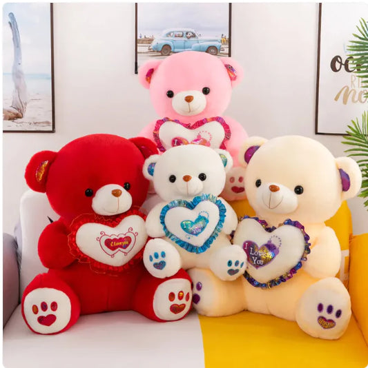 Plush Valentines Bear - Kim’s Signature Beauty & Accessories    