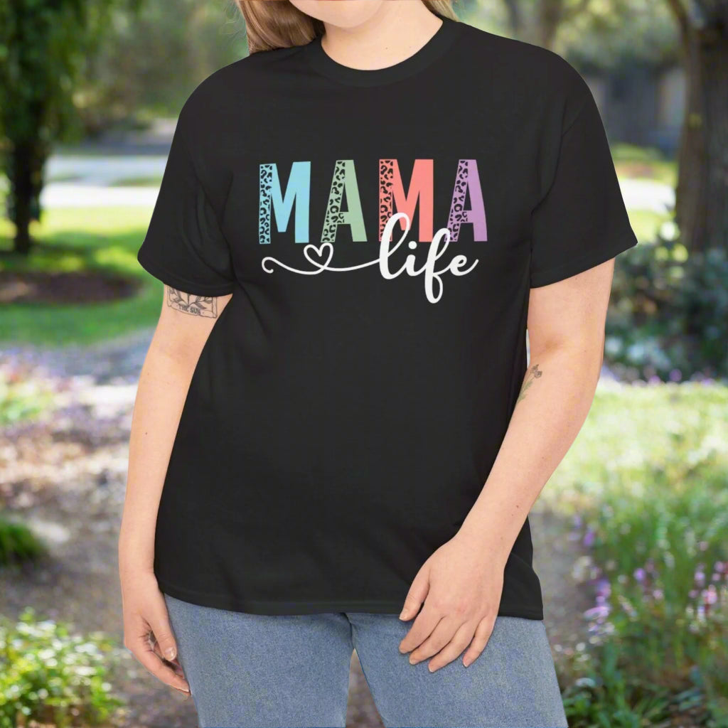 MAMA Life Graphic Tee –Cotton Shirt for Moms - Kim’s Signature Beauty & Accessories    