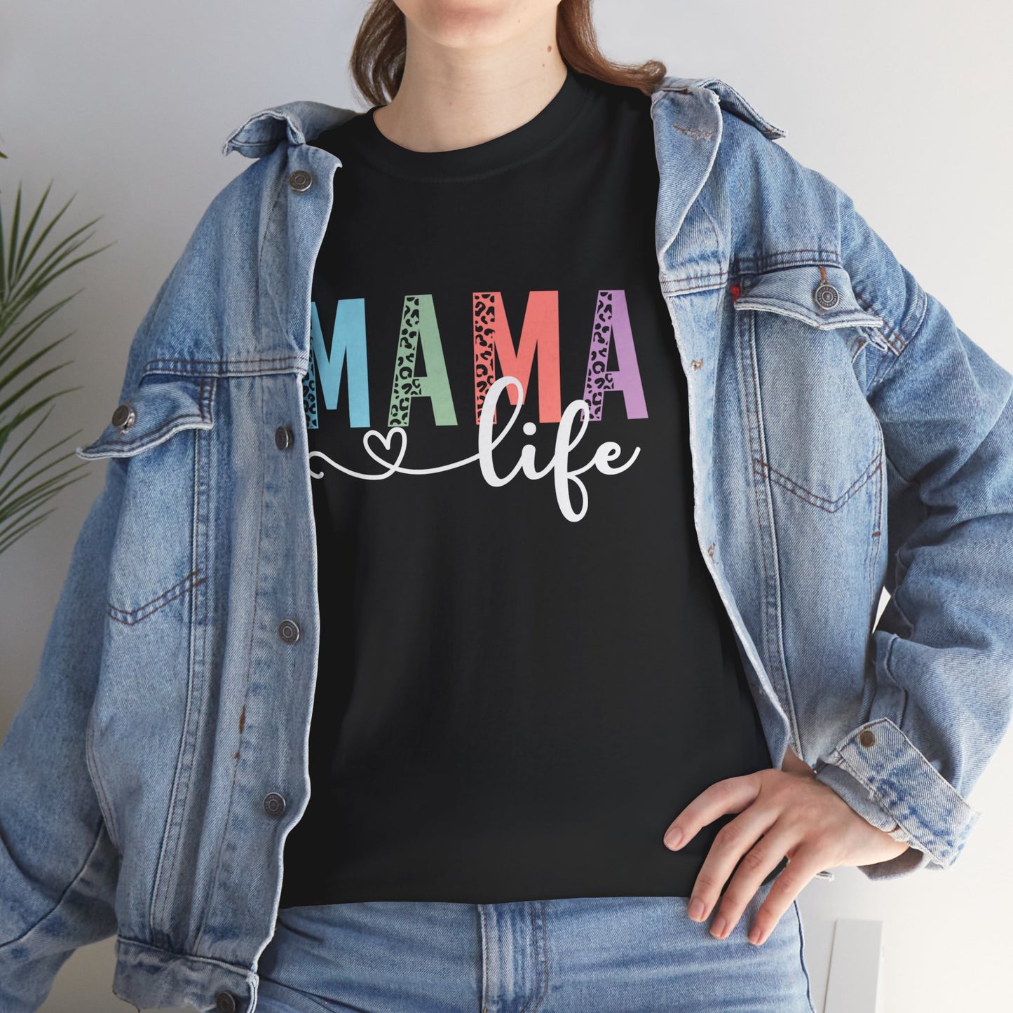 MAMA Life Graphic Tee –Cotton Shirt for Moms - Kim’s Signature Beauty & Accessories    