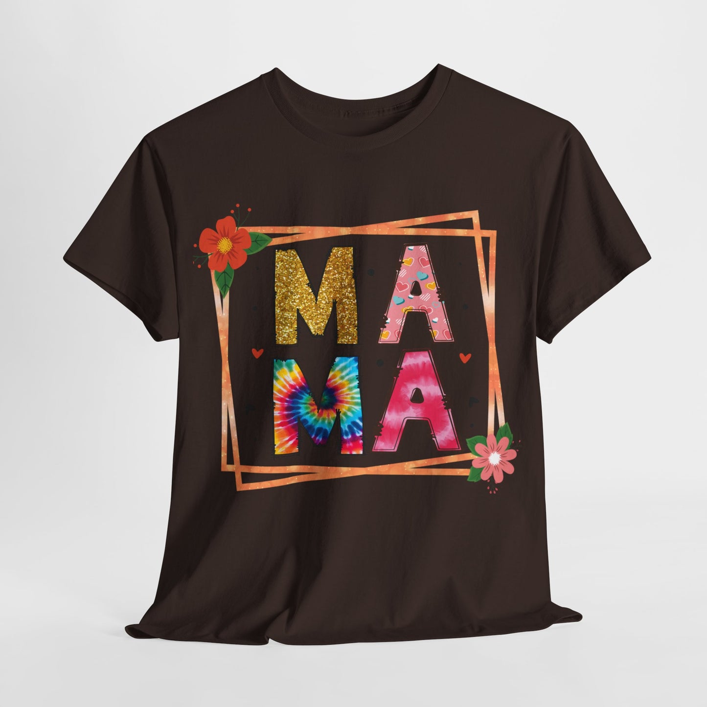 Ma Ma Vibrant Floral Cotton Tee - Kim’s Signature Beauty & Accessories    