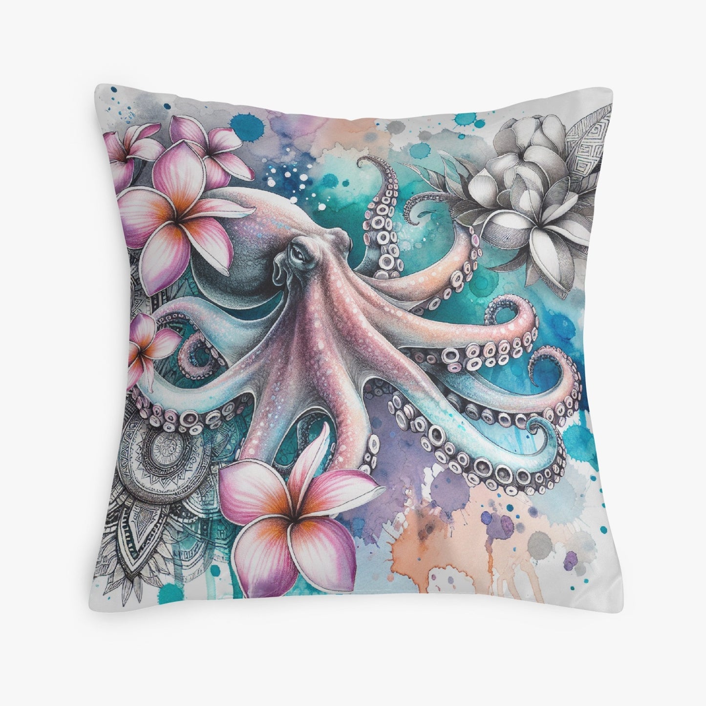 Majestic Octopus Undersea Pillow Cover - Kim’s Signature Beauty & Accessories    