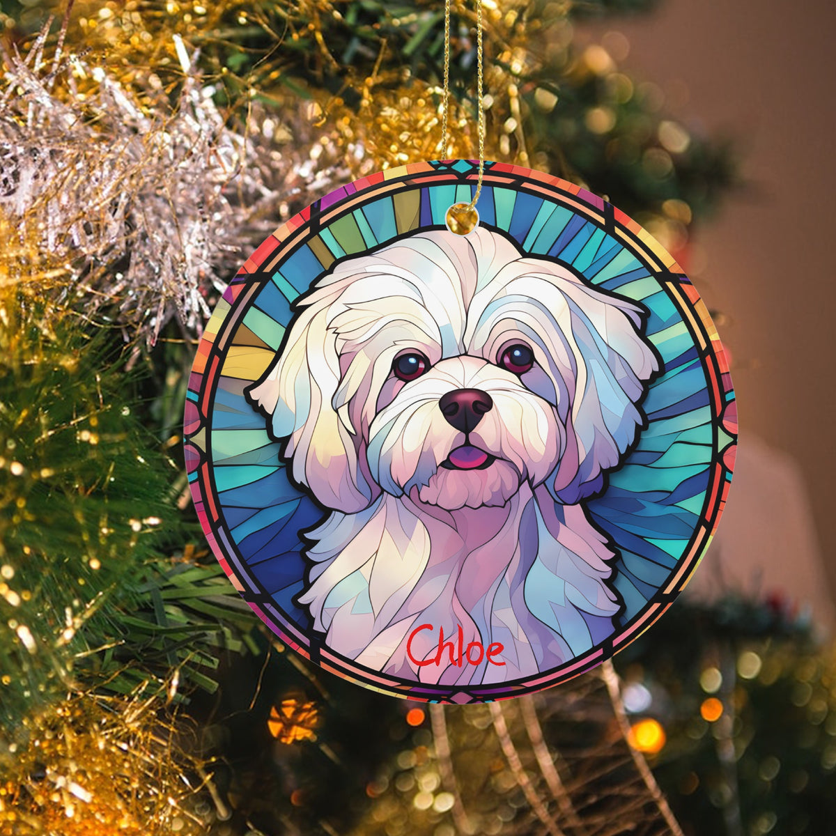 Maltese  Ceramic Ornaments - Kim’s Signature Beauty & Accessories