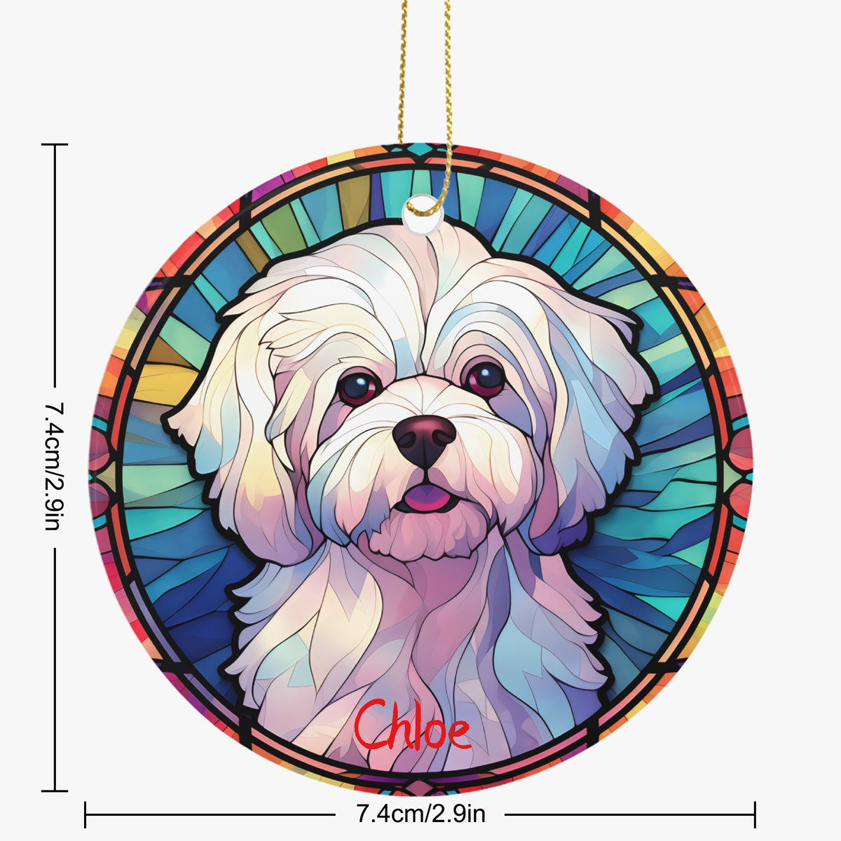 Maltese  Ceramic Ornaments - Kim’s Signature Beauty & Accessories