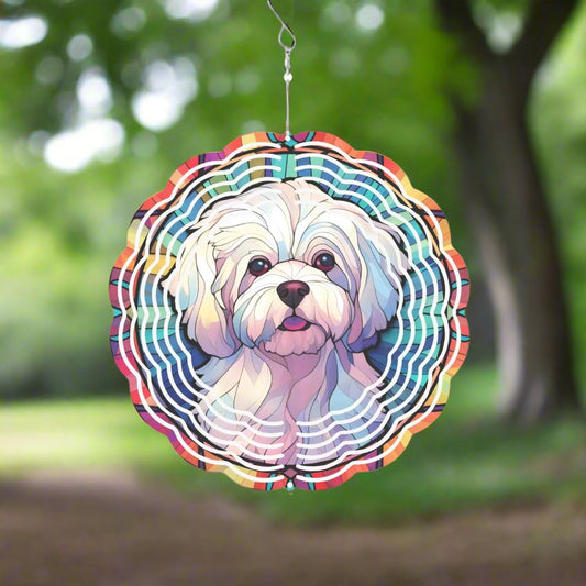 Maltese Flower Wind Spinner - Kim’s Signature Beauty & Accessories    