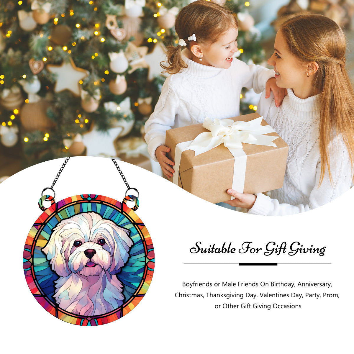 Maltese Stained glass - Kim’s Signature Beauty & Accessories    