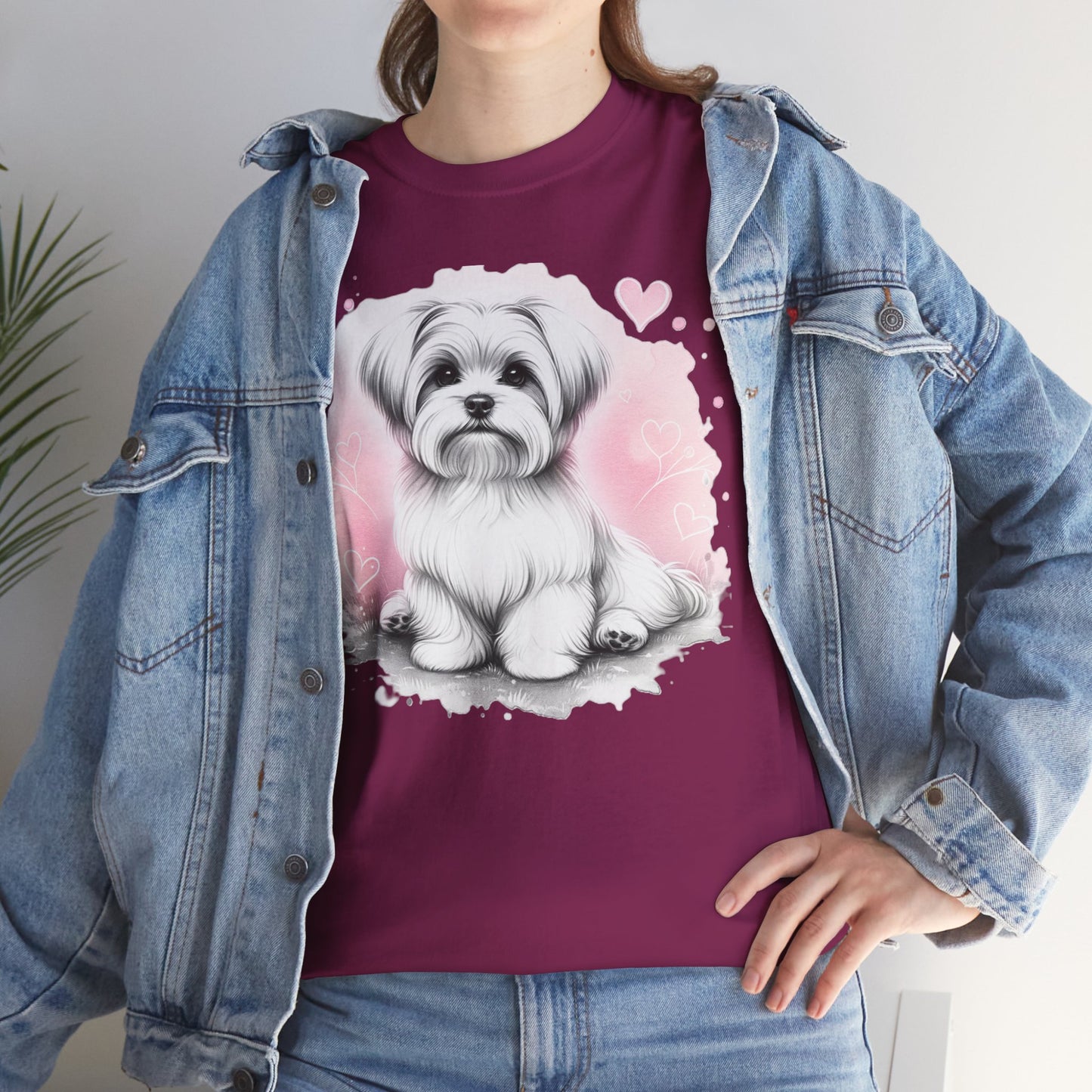 Maltese Valentine’s Tee - Kim’s Signature Beauty & Accessories    