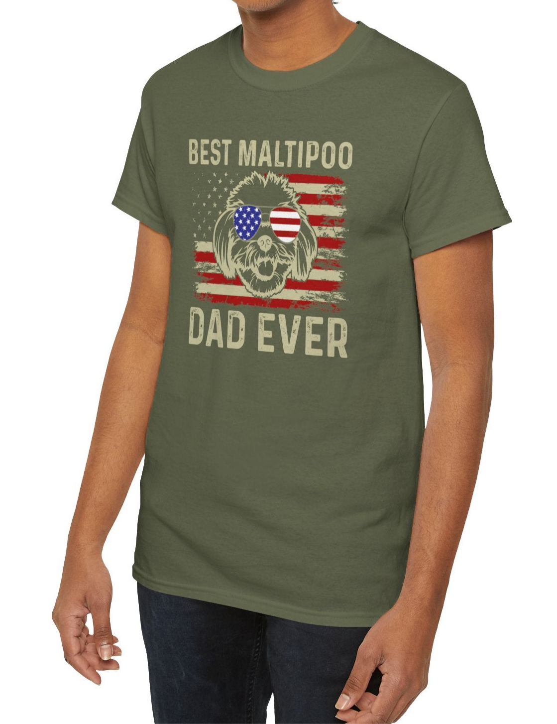 Maltipoo Dad | Cotton Tee - Kim’s Signature Beauty & Accessories    