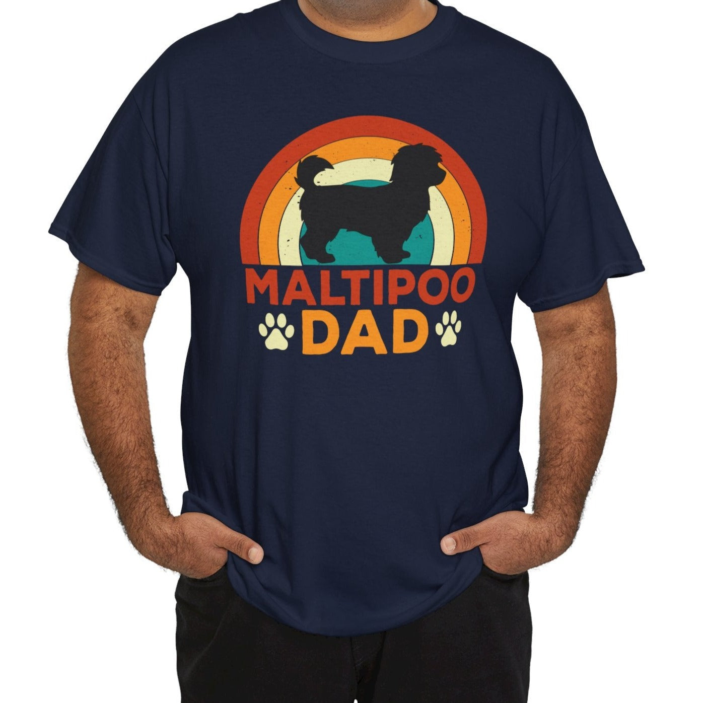 Maltipoo Dad | Heavy Cotton Tee - Kim’s Signature Beauty & Accessories    
