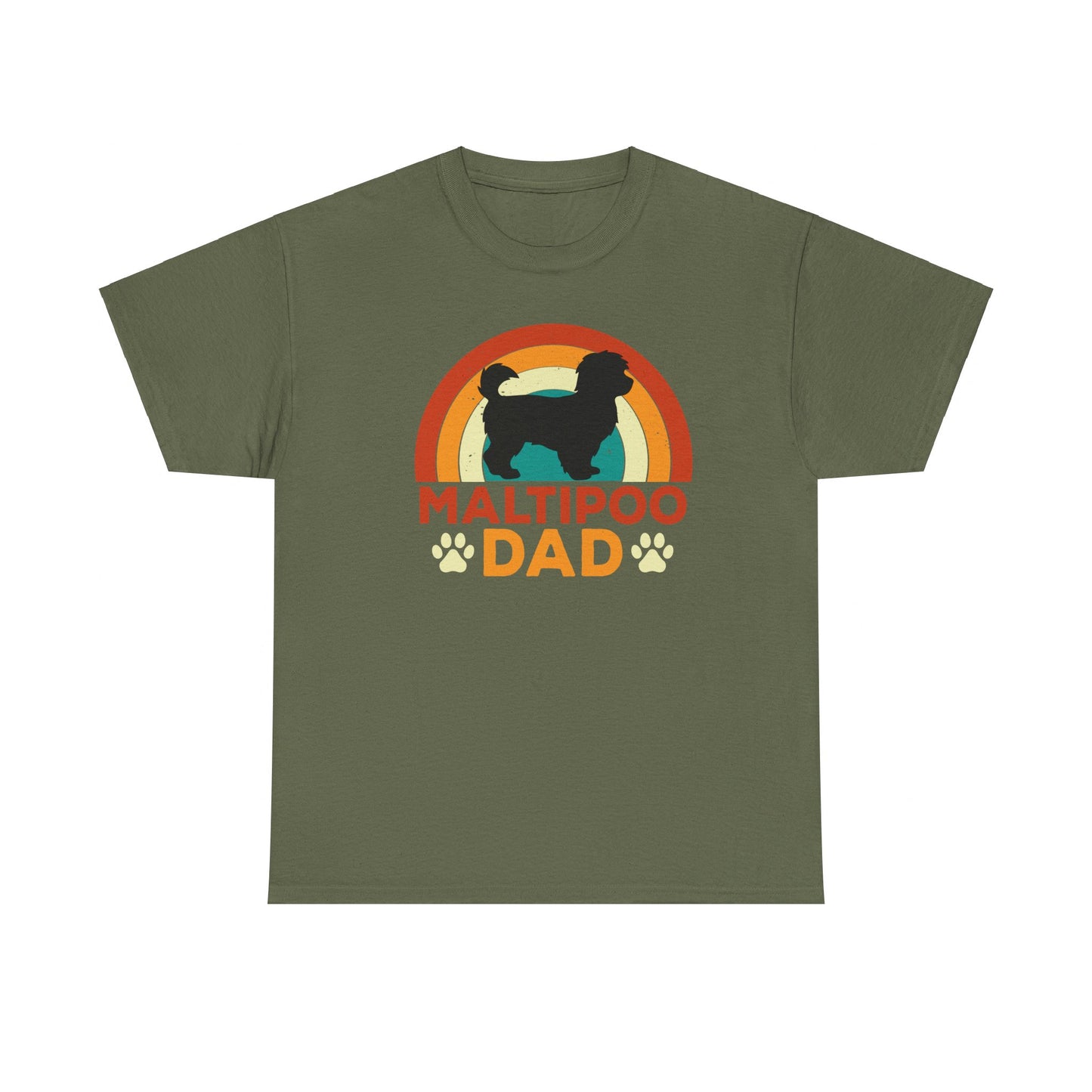 Maltipoo Dad | Heavy Cotton Tee - Kim’s Signature Beauty & Accessories    