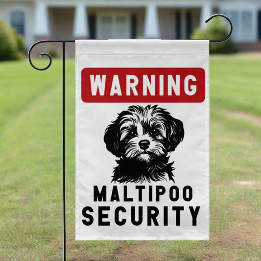 Maltipoo Security Yard flag - Kim’s Signature Beauty & Accessories    