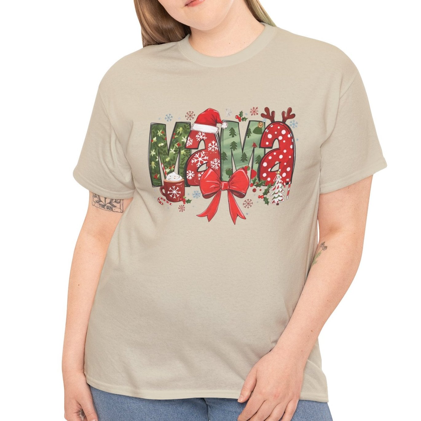 Mama Christmas Tee - Kim’s Signature Beauty & Accessories    