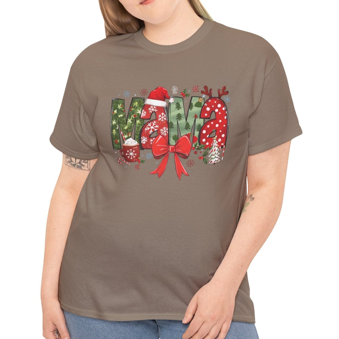 Mama Christmas Tee - Kim’s Signature Beauty & Accessories    