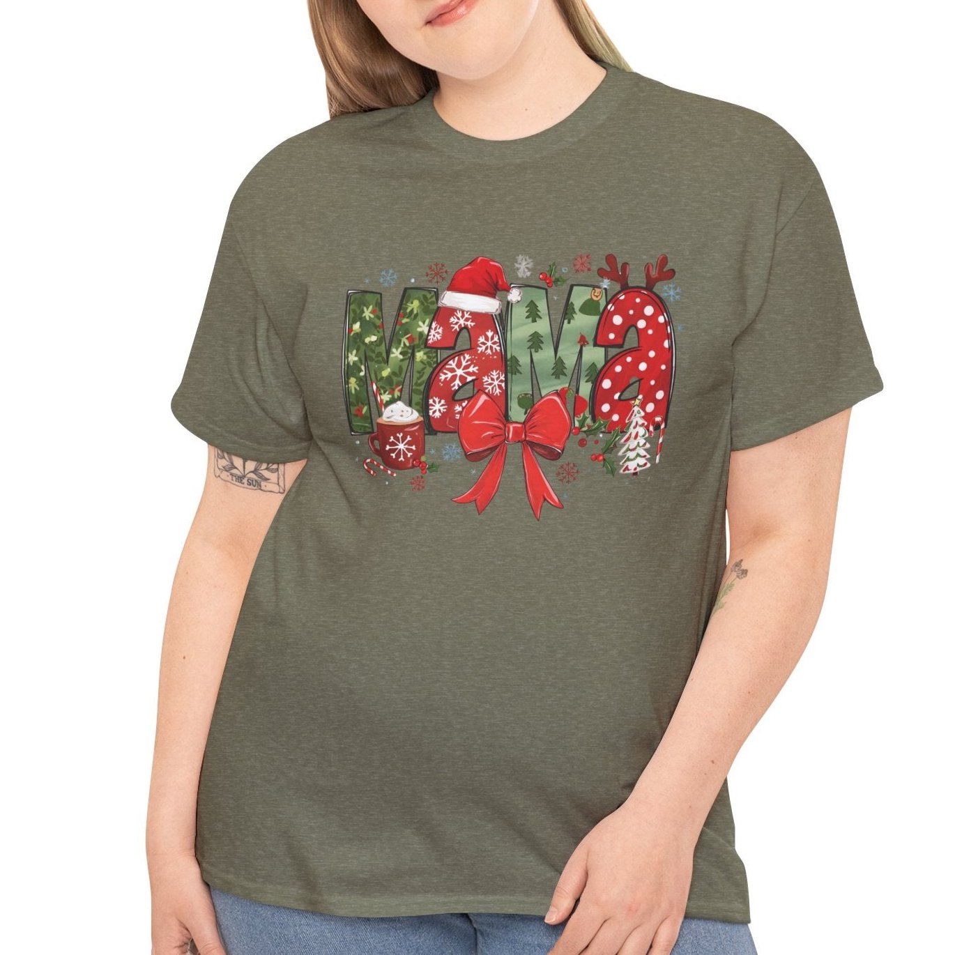 Mama Christmas Tee - Kim’s Signature Beauty & Accessories    