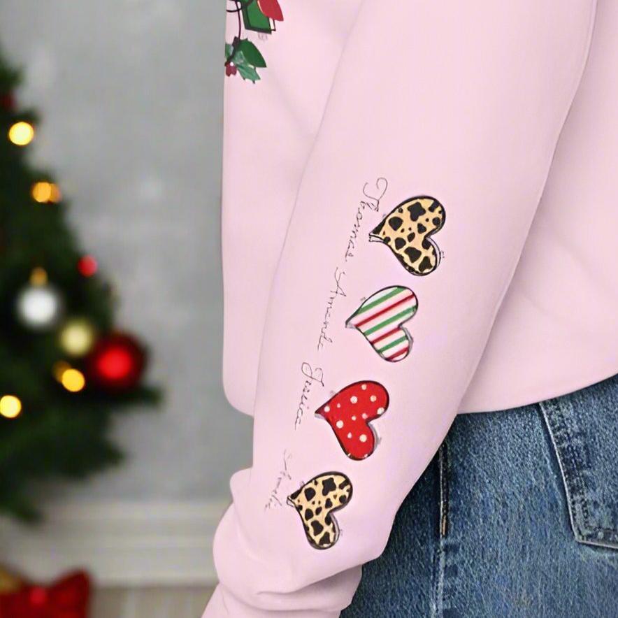 Mama Claus (Personalize Kids Names) Sweatshirt - Kim’s Signature Beauty & Accessories    