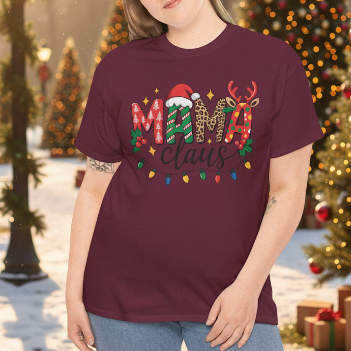 Mama Claus Unisex Holiday Tee - Kim’s Signature Beauty & Accessories    