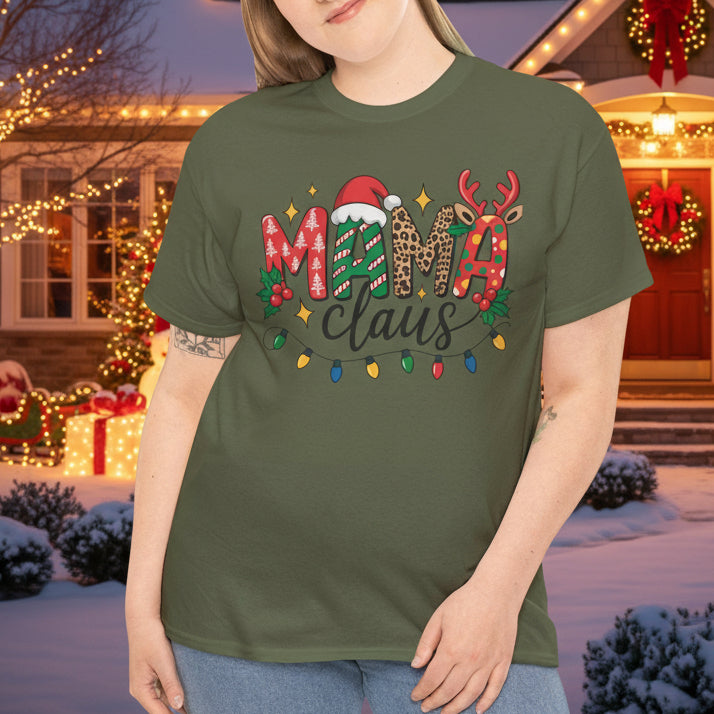 Mama Claus Unisex Holiday Tee - Kim’s Signature Beauty & Accessories    