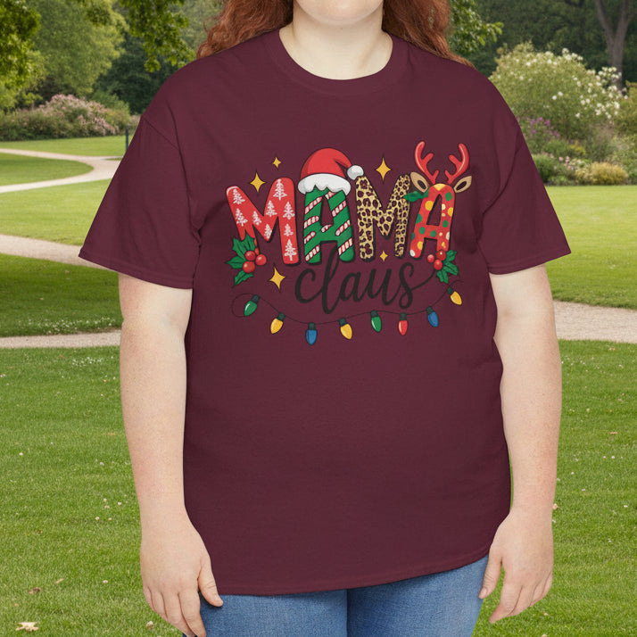 Mama Claus Unisex Holiday Tee - Kim’s Signature Beauty & Accessories    