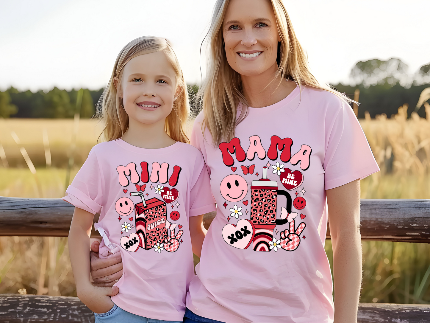 Mama & Mini Valentine's Matching Tee's - Kim’s Signature Beauty & Accessories    