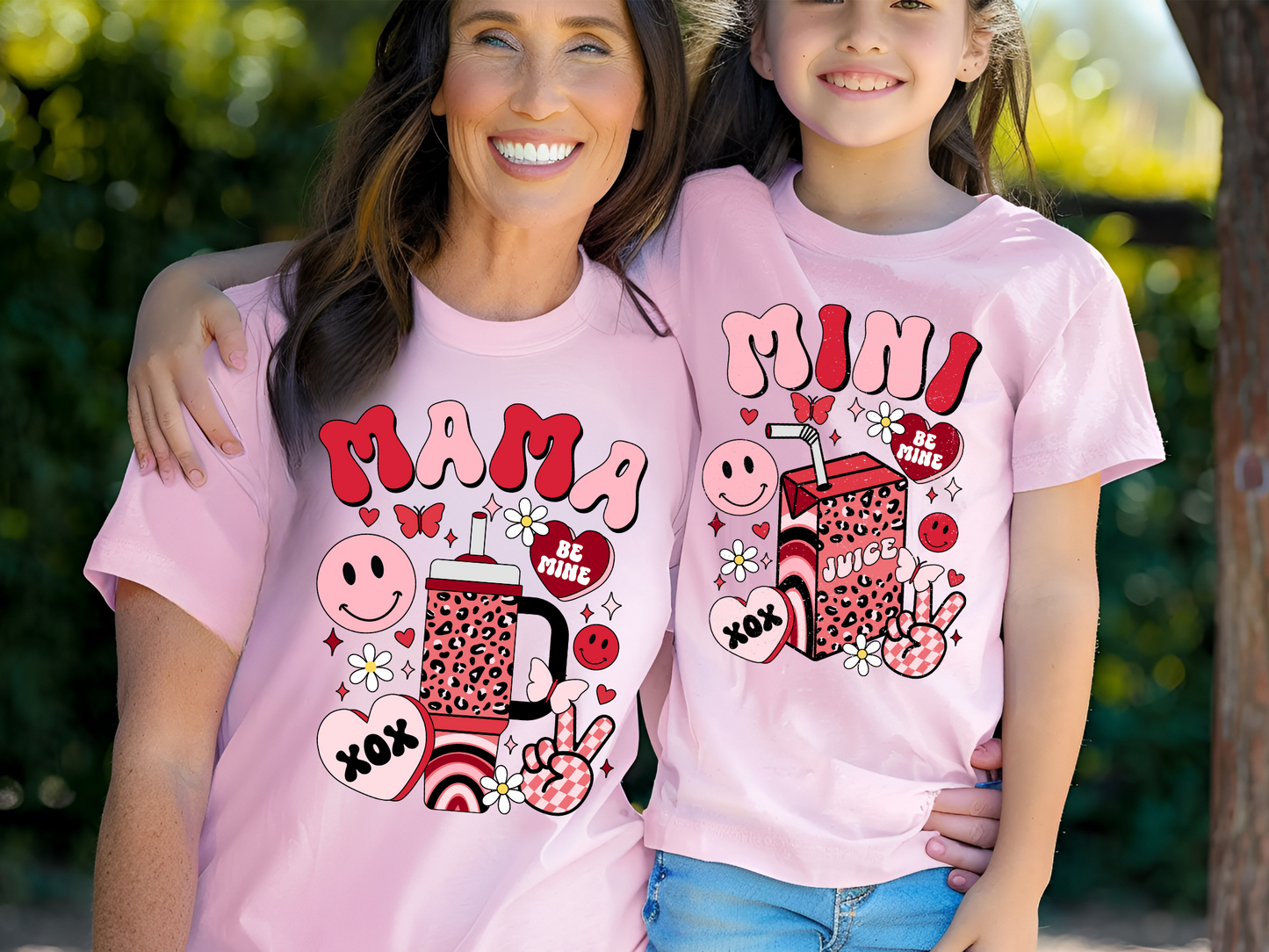 Mama & Mini Valentine's Matching Tee's - Kim’s Signature Beauty & Accessories    