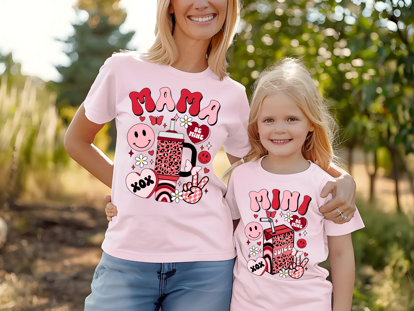 Mama & Mini Valentine's Matching Tee's - Kim’s Signature Beauty & Accessories    