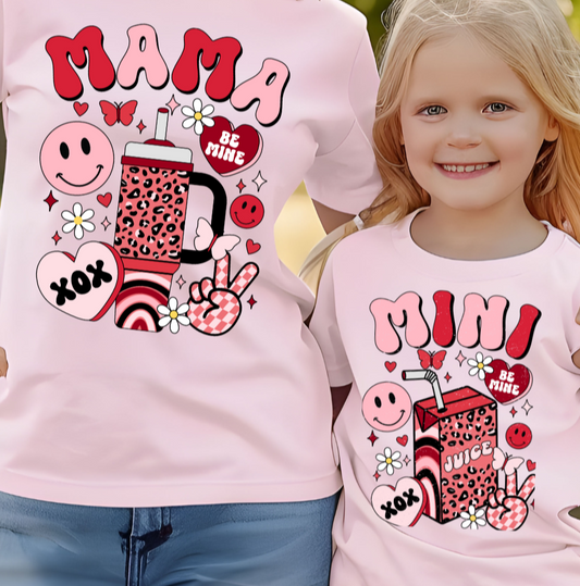 Mama & Mini Valentine's Matching Tee's - Kim’s Signature Beauty & Accessories    