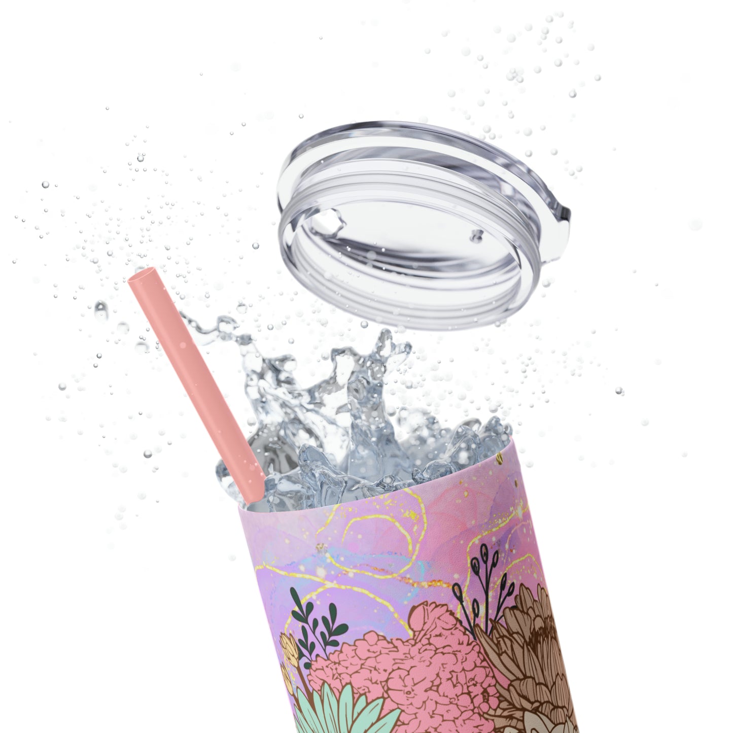 Mama | Skinny Tumbler with Straw 20oz - Kim’s Signature Beauty & Accessories    