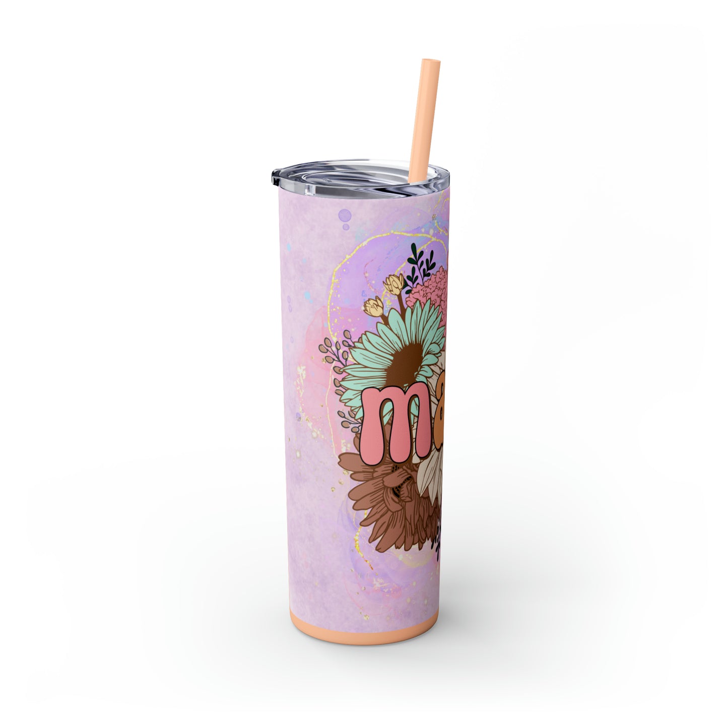 Mama | Skinny Tumbler with Straw 20oz - Kim’s Signature Beauty & Accessories    