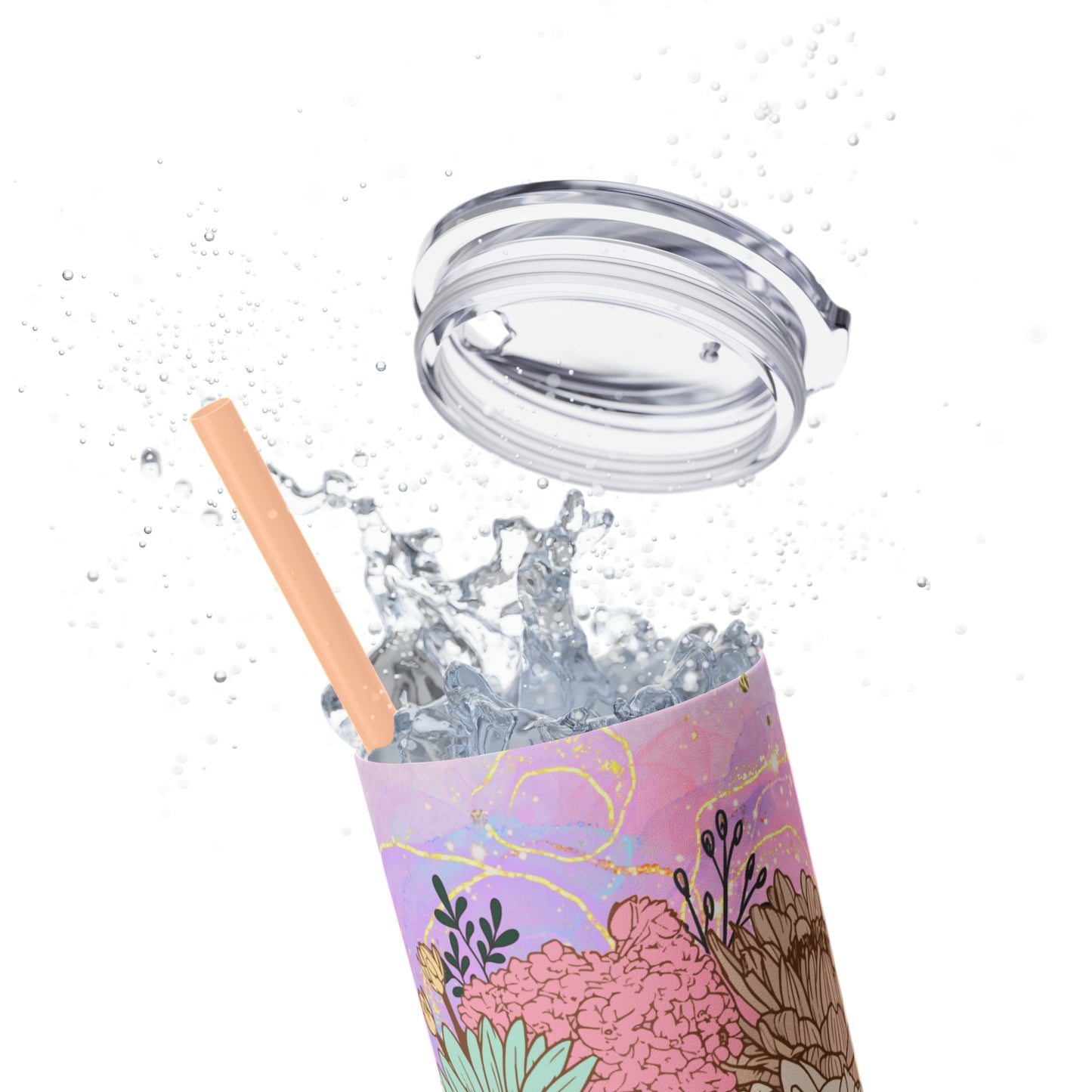 Mama | Skinny Tumbler with Straw 20oz - Kim’s Signature Beauty & Accessories    