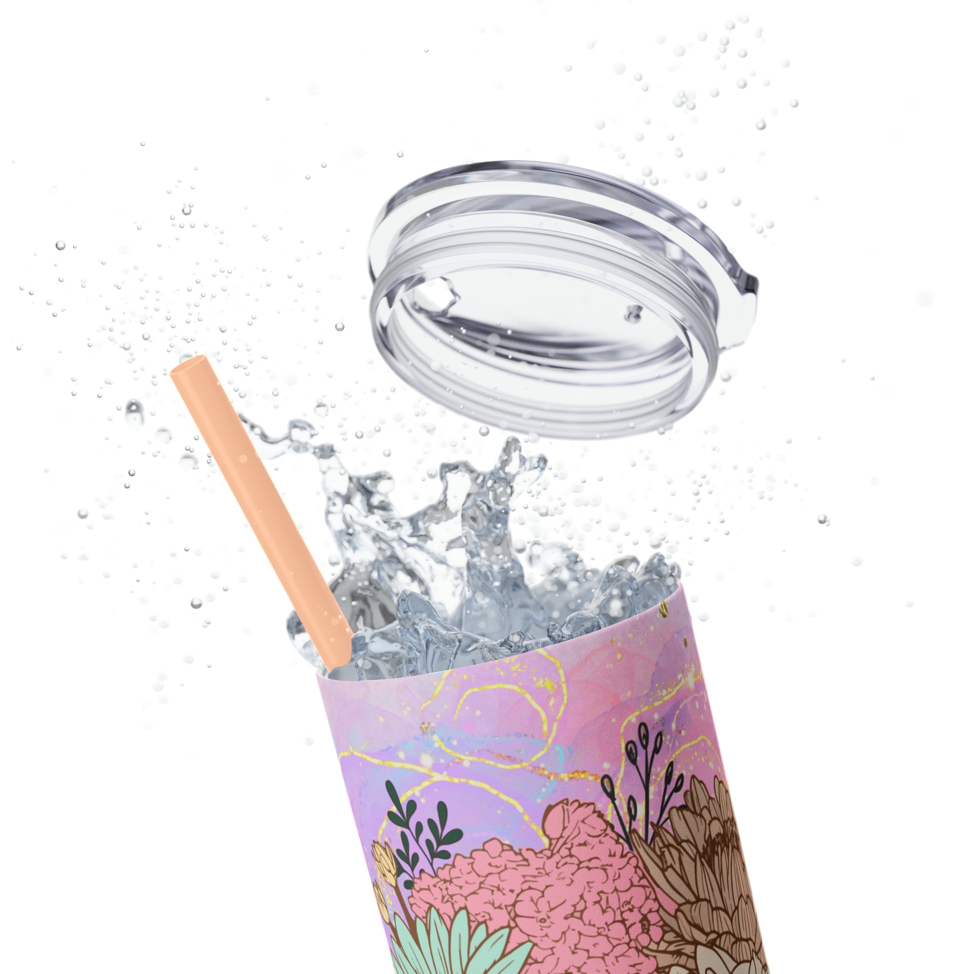 Mama | Skinny Tumbler with Straw 20oz - Kim’s Signature Beauty & Accessories    