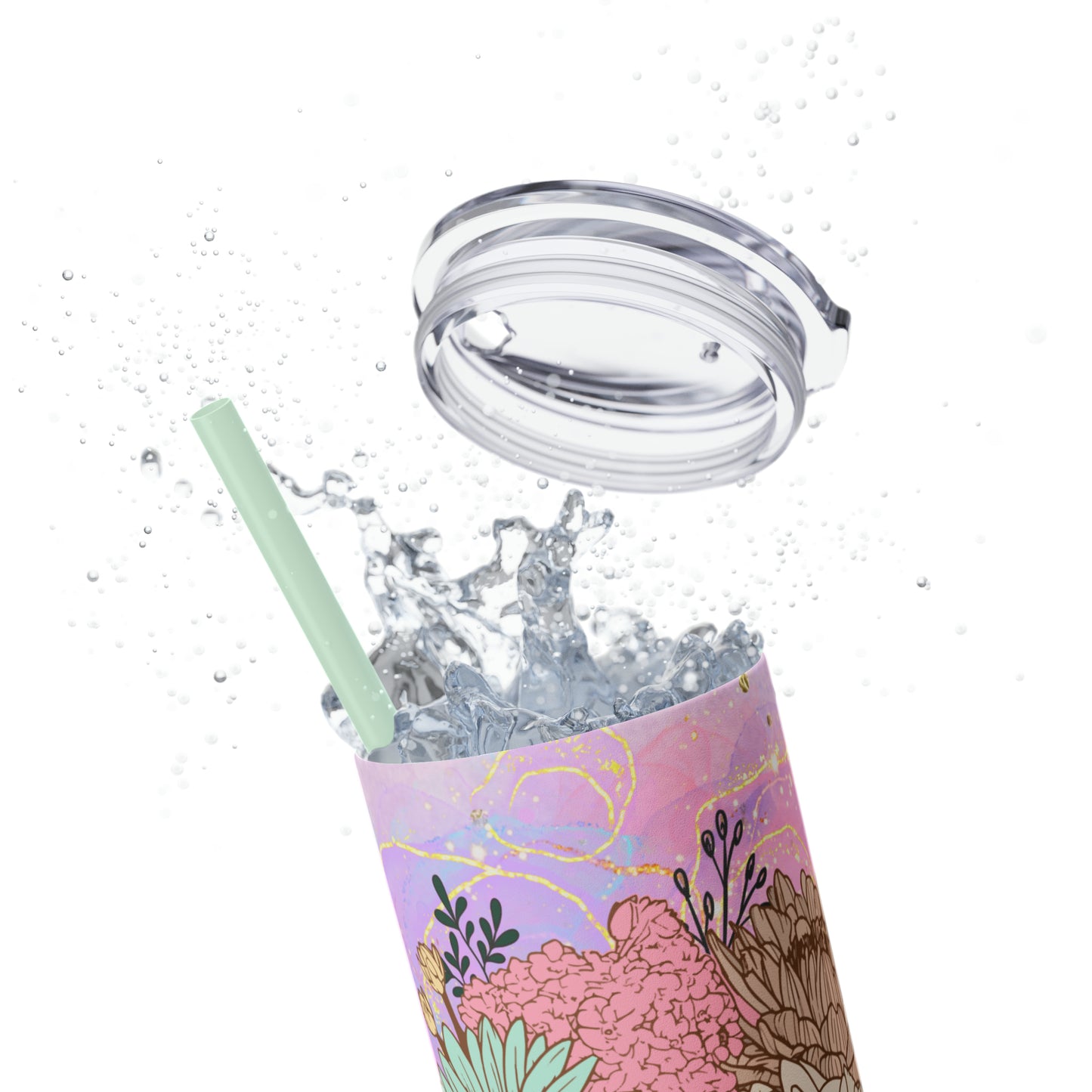 Mama | Skinny Tumbler with Straw 20oz - Kim’s Signature Beauty & Accessories    