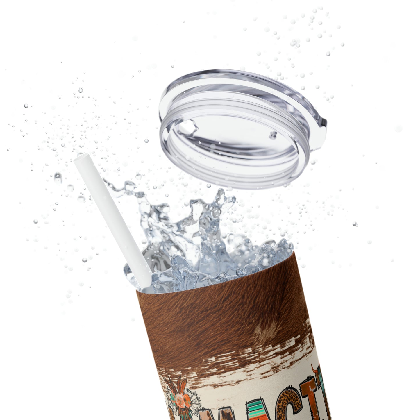 Mamacita |Skinny Tumbler with Straw, 20oz - Kim’s Signature Beauty & Accessories    