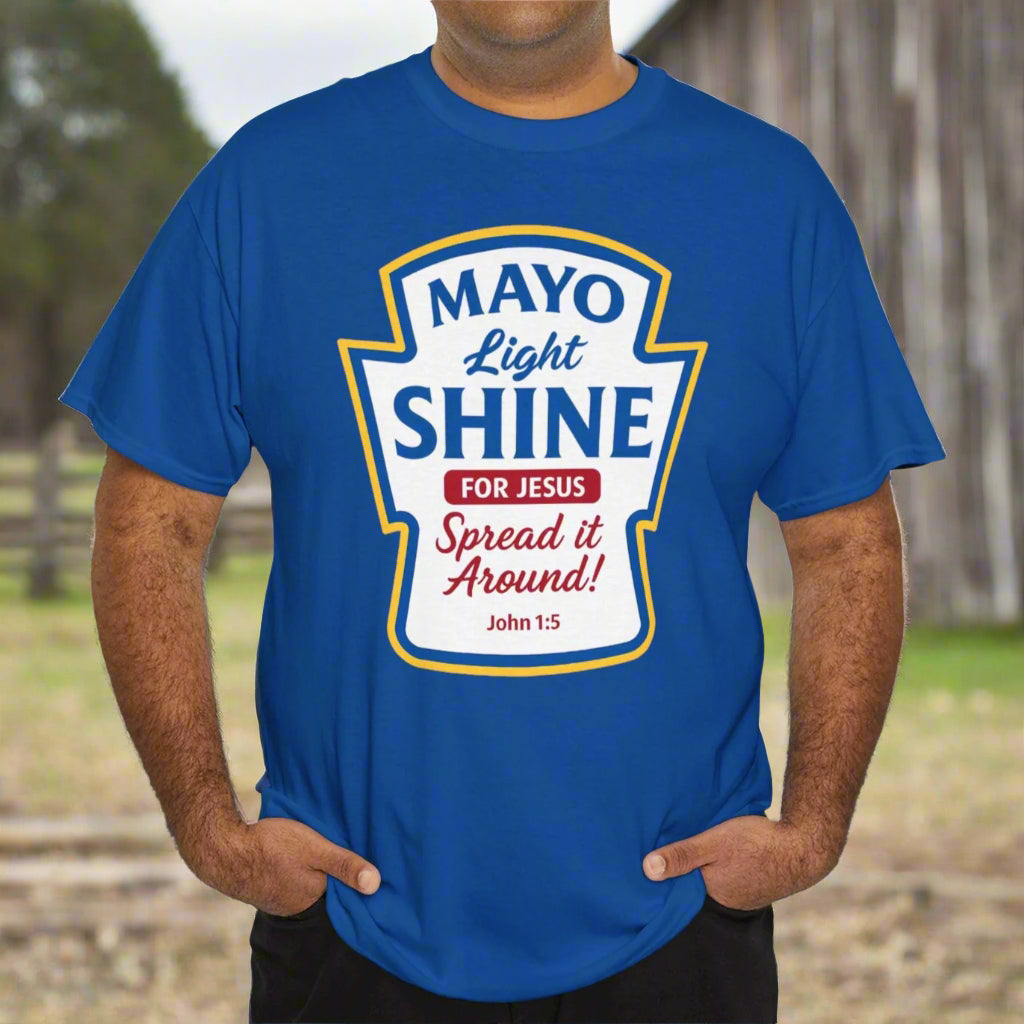Mayo Light Shine for Jesus Tee – Spread the Faith! - Kim’s Signature Beauty & Accessories    
