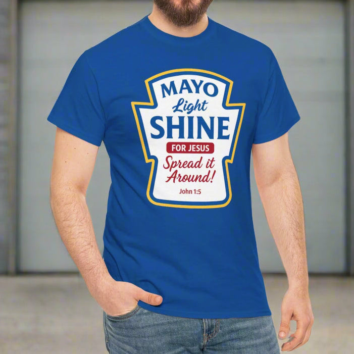 Mayo Light Shine for Jesus Tee – Spread the Faith! - Kim’s Signature Beauty & Accessories    