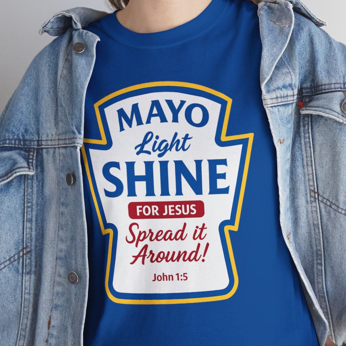 Mayo Light Shine for Jesus Tee – Spread the Faith! - Kim’s Signature Beauty & Accessories    