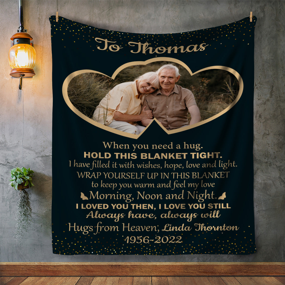 Memorial Photo Plush Fleece Blanket - Kim’s Signature Beauty & Accessories    