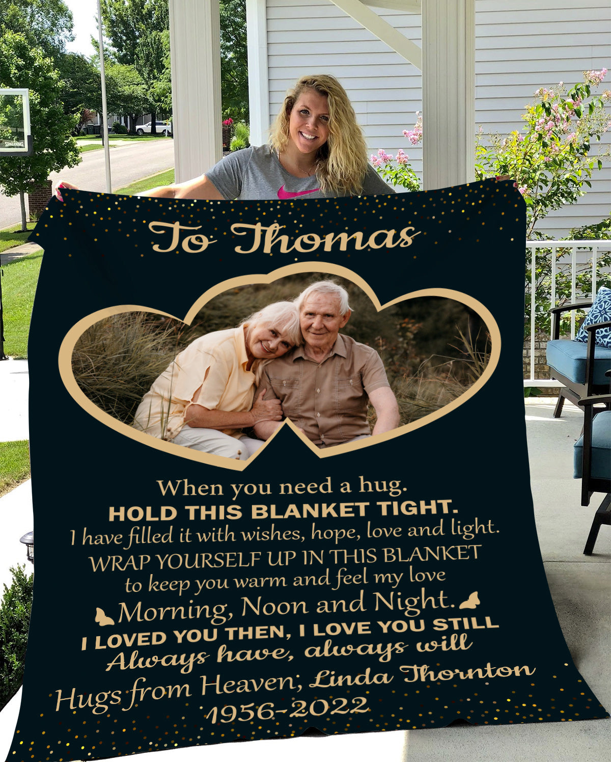 Memorial Photo Plush Fleece Blanket - Kim’s Signature Beauty & Accessories    