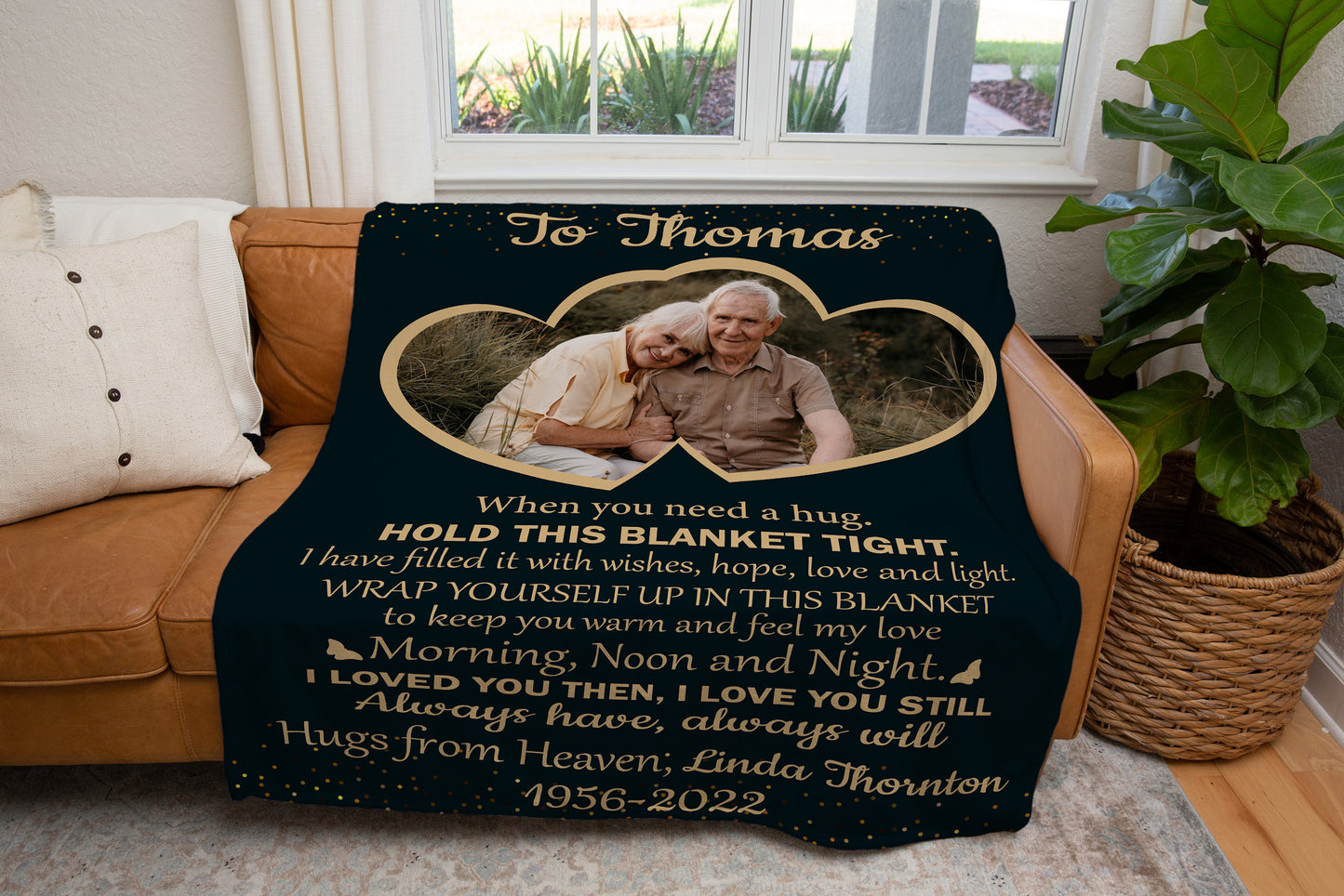 Memorial Photo Plush Fleece Blanket - Kim’s Signature Beauty & Accessories    