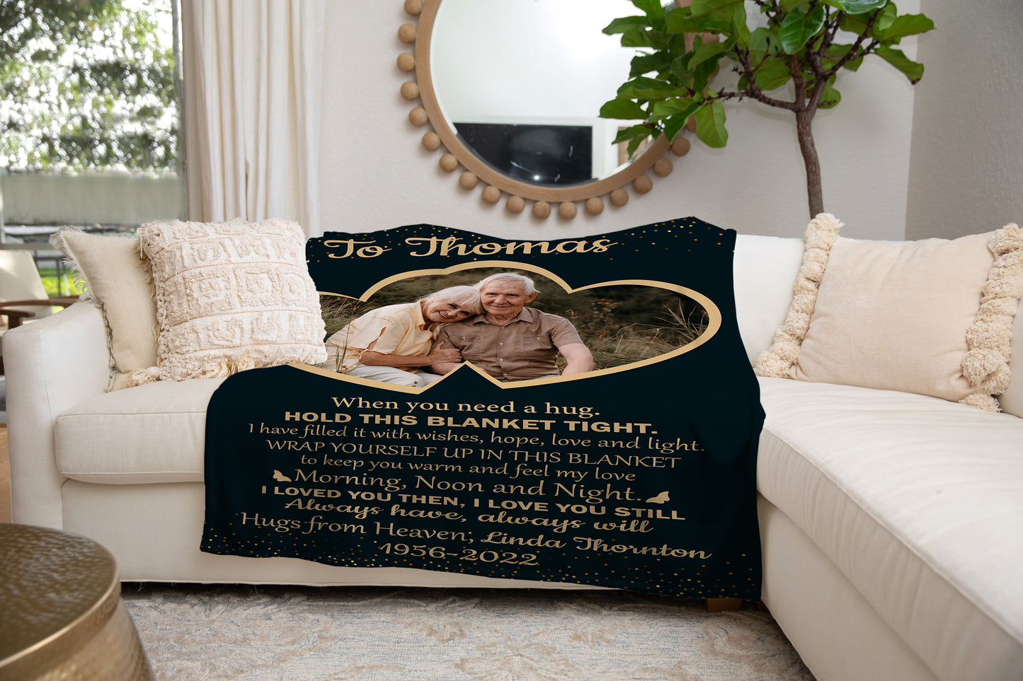 Memorial Photo Plush Fleece Blanket - Kim’s Signature Beauty & Accessories    